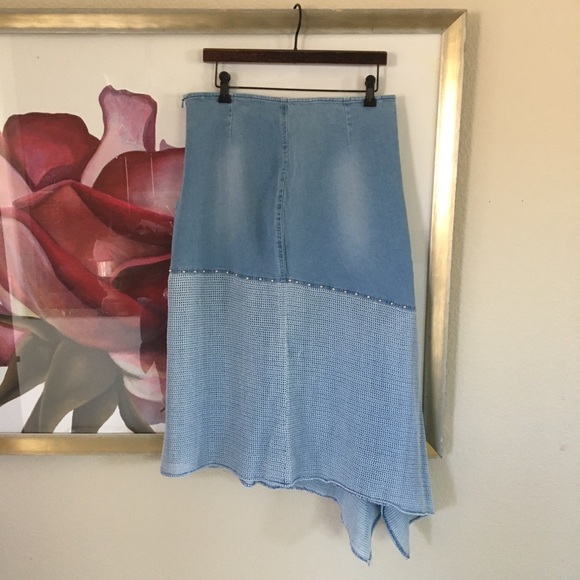 LAFeI NieR DeNim L0nG StrEtCh nEt skiRt🦋 - Picture 3 of 6